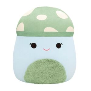 Squishmallows Original 12-Inch Bo Lynn Teal Spotted Mushroom Plush
